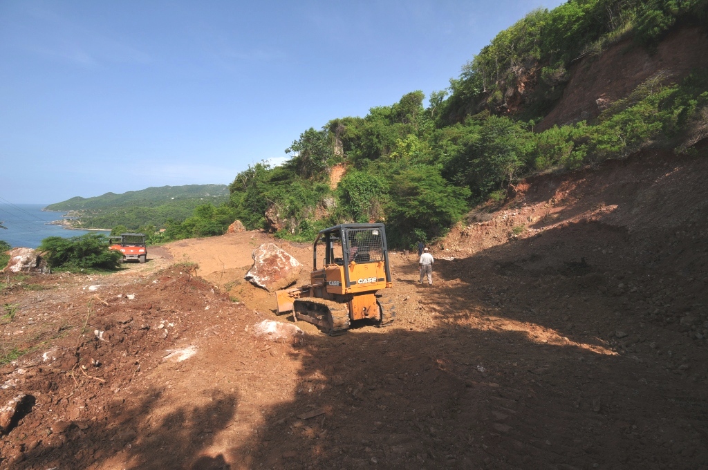 Land Preperation for Construction of Permanent Schools in Labadee