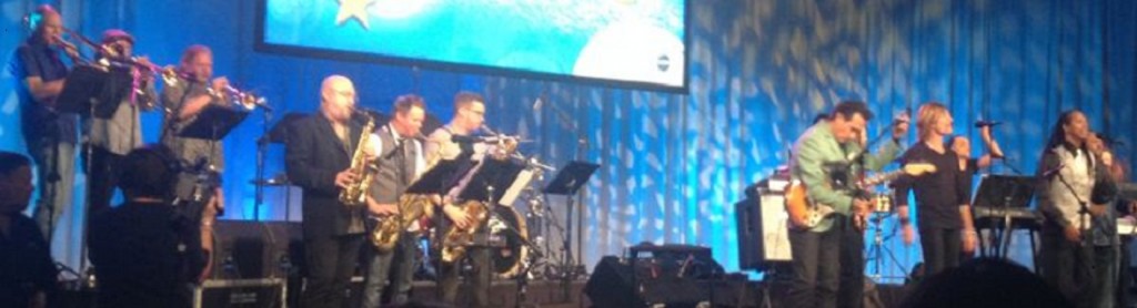 Sante Fe and the Fat City Horns performed live